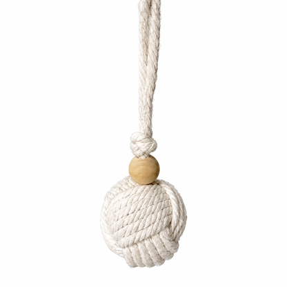 MacraMeow Large Macrame Window Perch – No Tassels, Minimalist Design